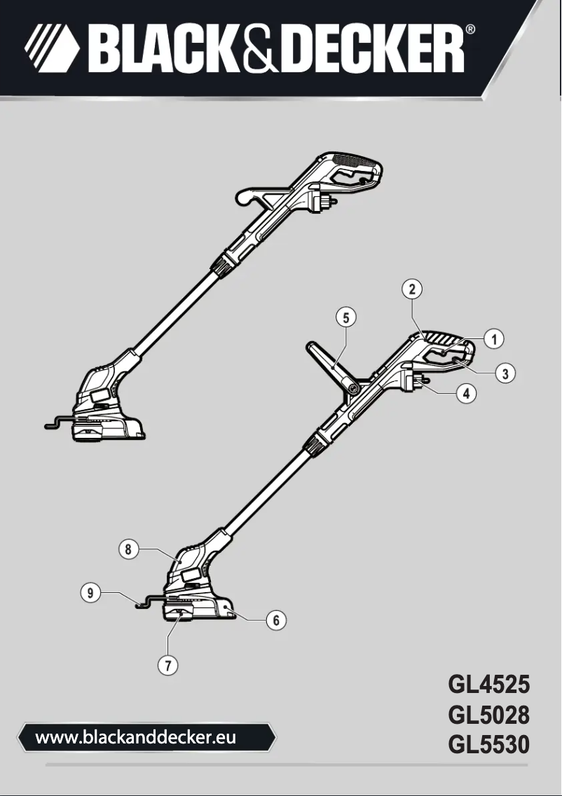 Page 1 of the manual User Manual Black & Decker GL5028