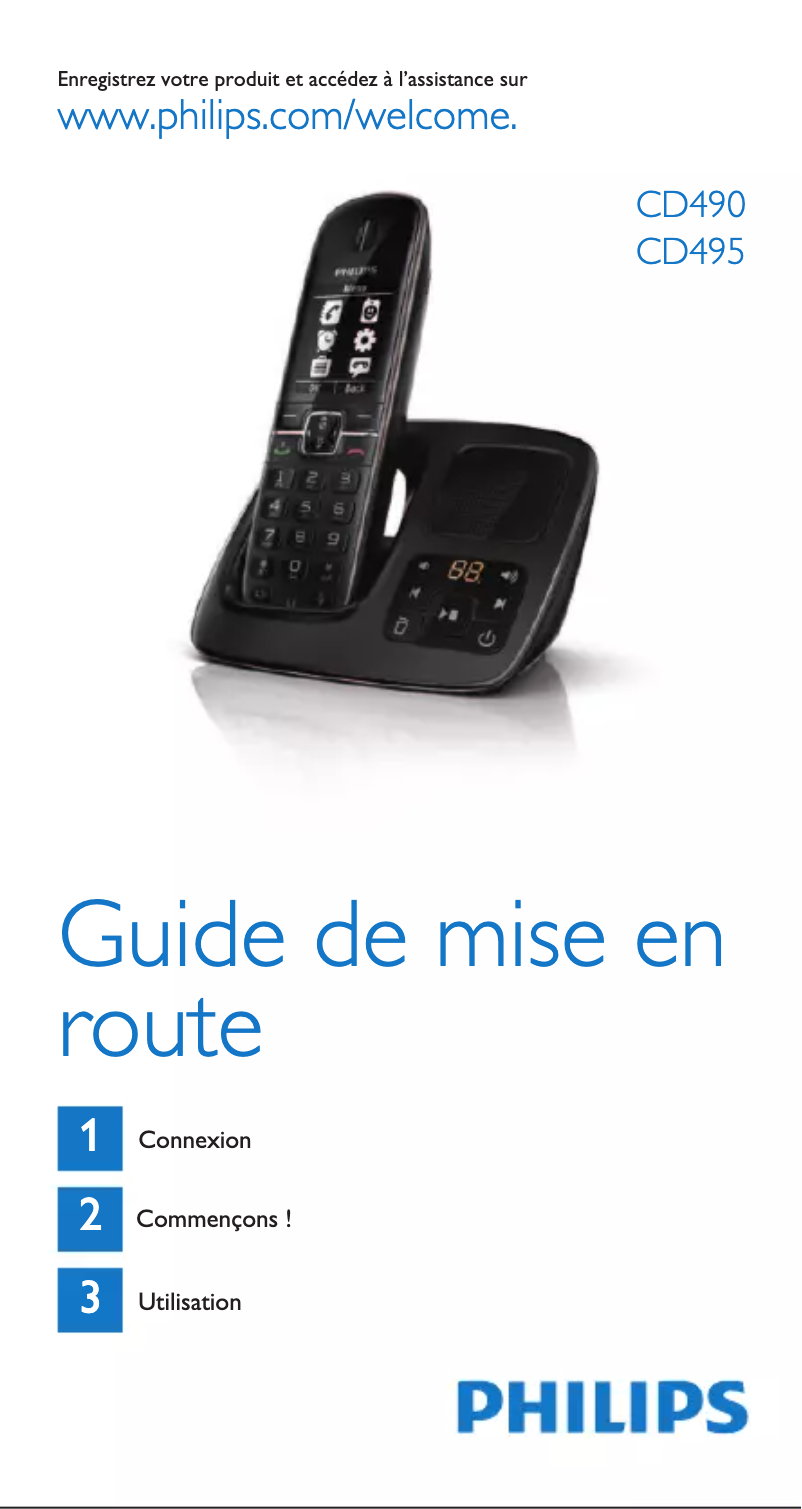 First page image of the manual for BeNear CD4902B