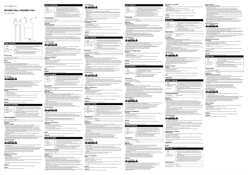 First page image of the manual for WCHAM210ABK