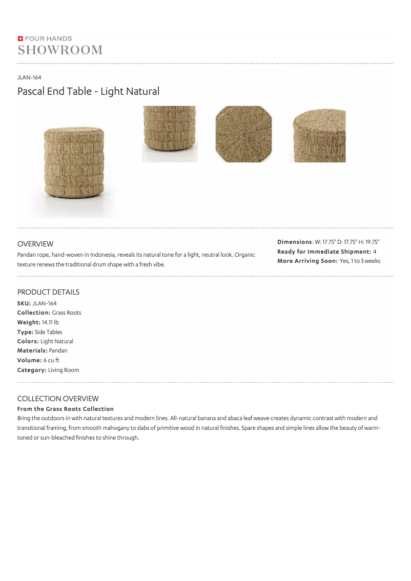 First page image of the manual for JLAN-164