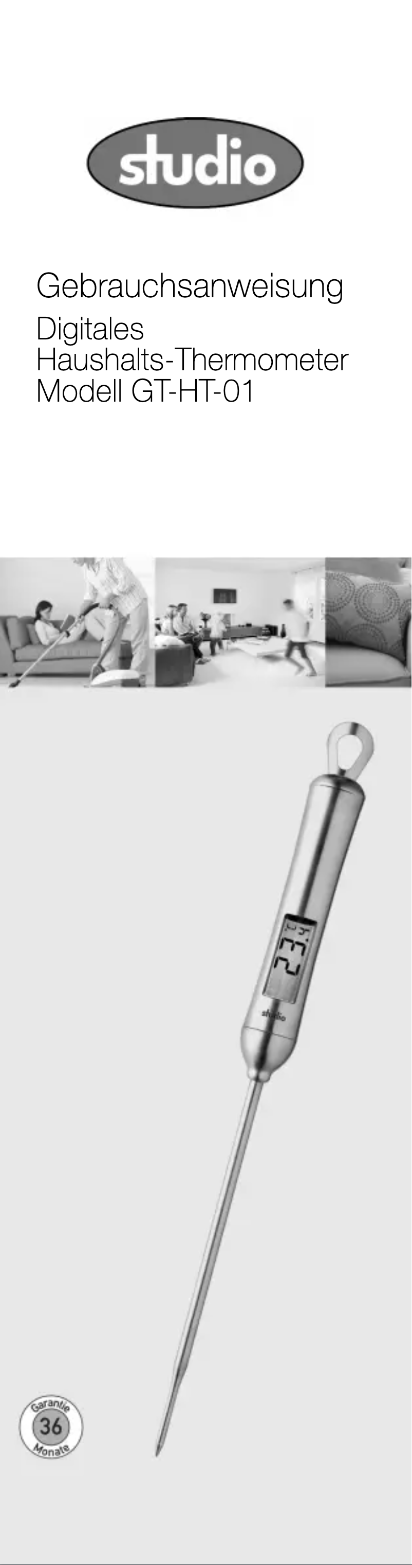 First page image of the manual for GT-HT-01