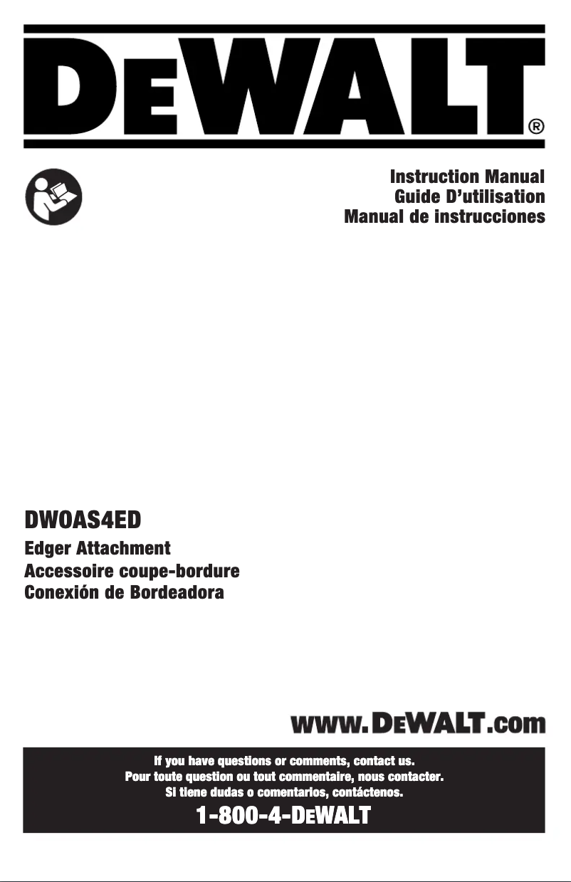 First page image of the manual for DWOAS4ED