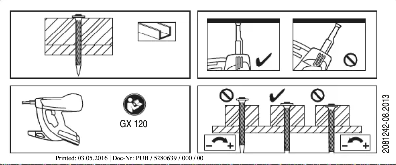 Page 1 of the manual User Manual Hilti X-PN G3 MX
