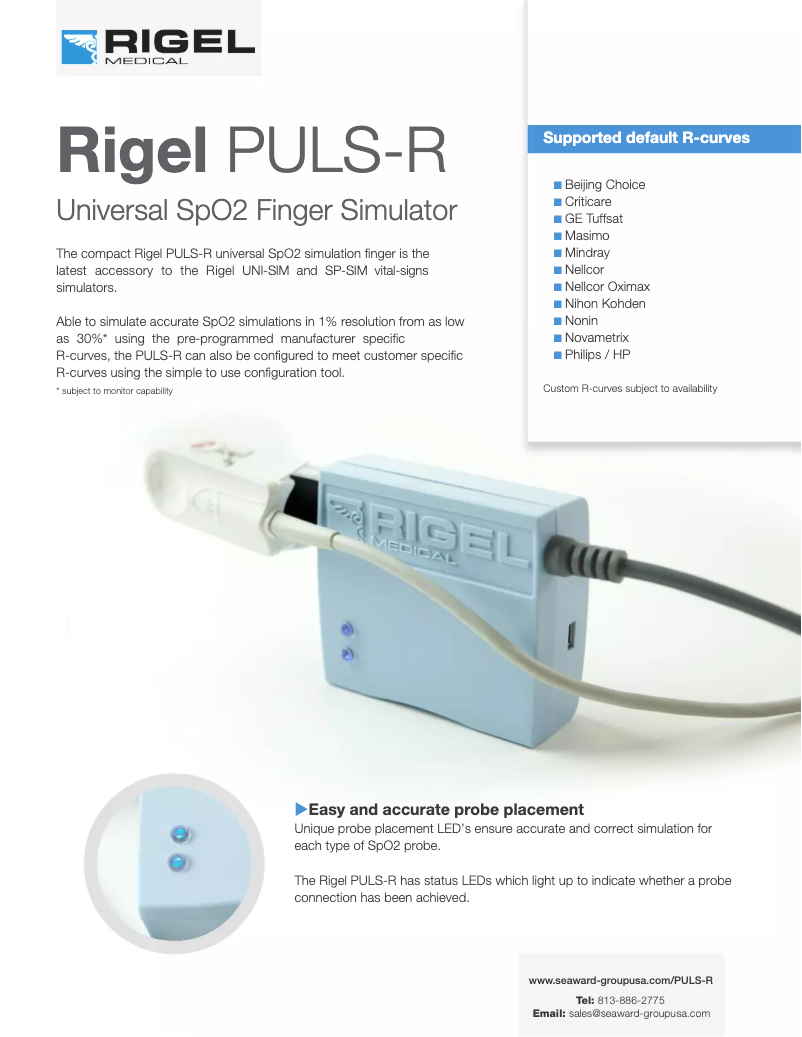 First page image of the manual for Puls-R