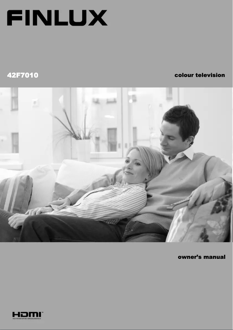 Page 1 of the manual User Manual Finlux 42F7010