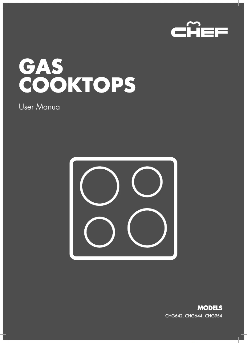 First page image of the manual for CHG954SC