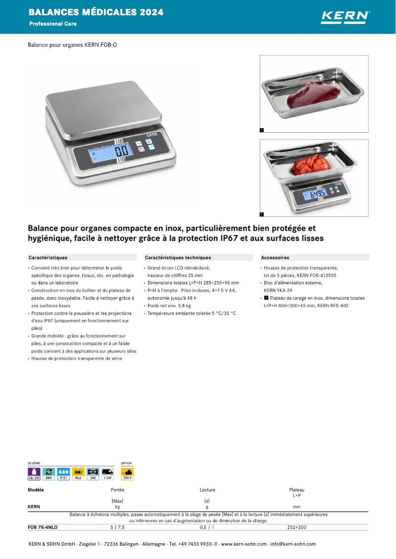 First page image of the manual for FOB 7K-4NLO