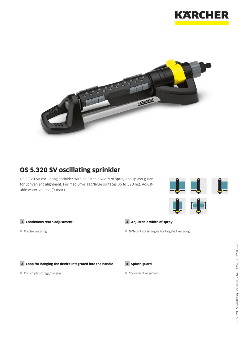 Image de la première page du manuel de l'appareil OS 5.320 SV