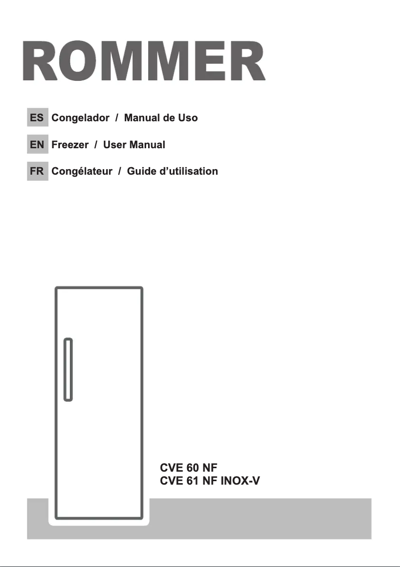 Image de la première page du manuel de l'appareil CVE 60 NF