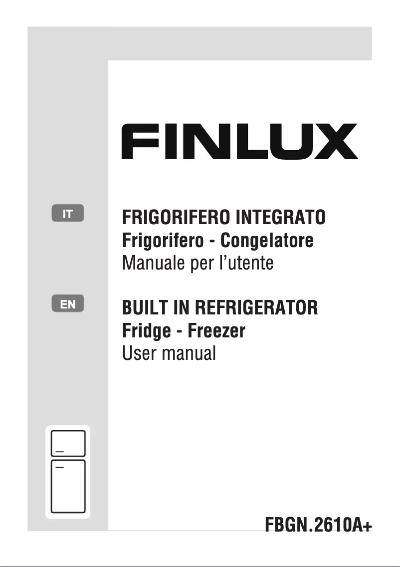 First page image of the manual for FBGN.2610A+