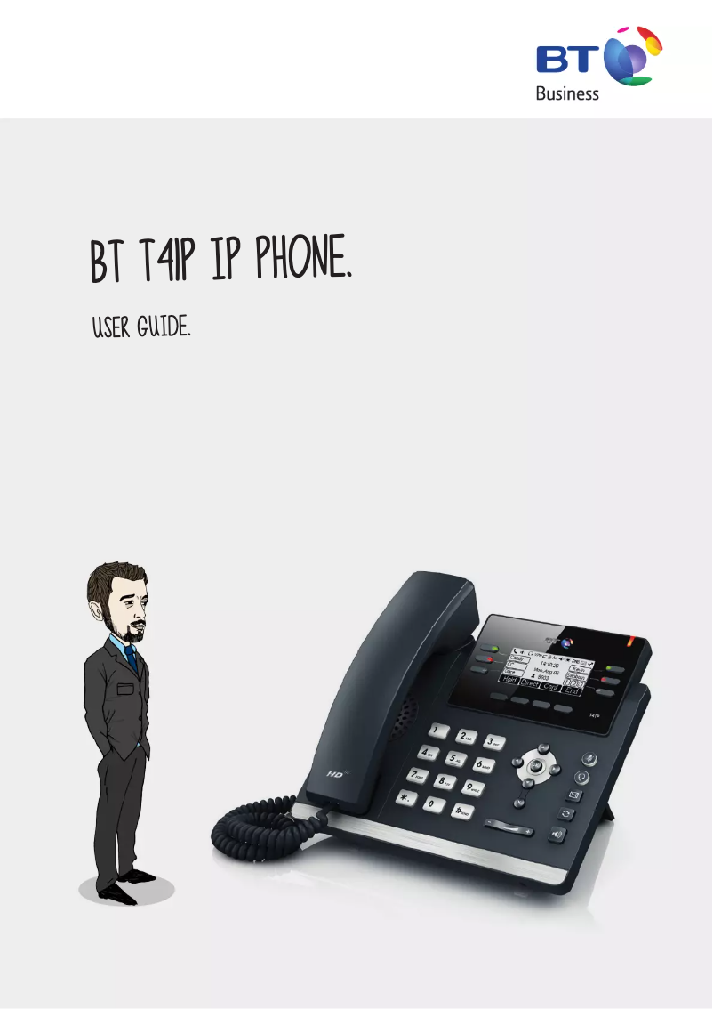 First page image of the manual for T41P