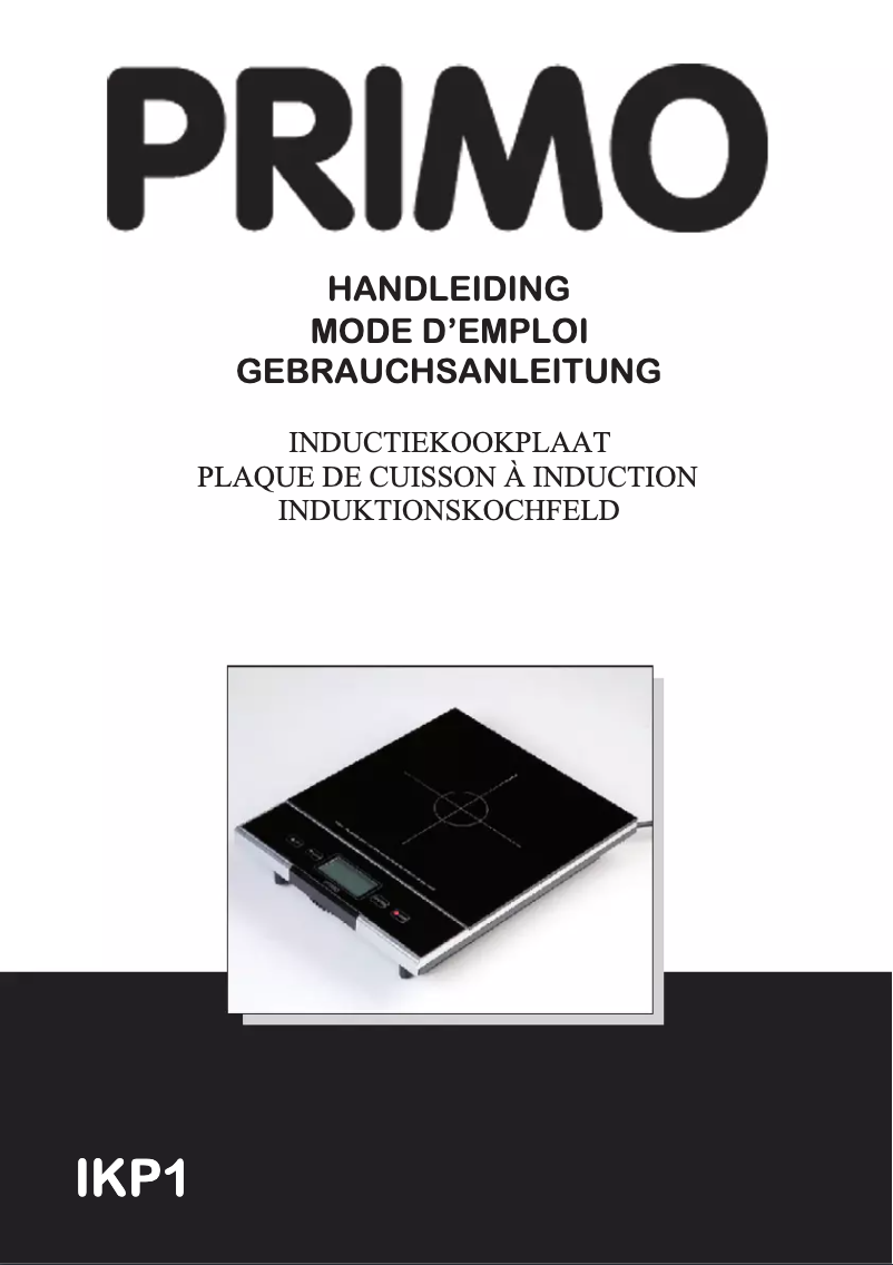 First page image of the manual for IKP1