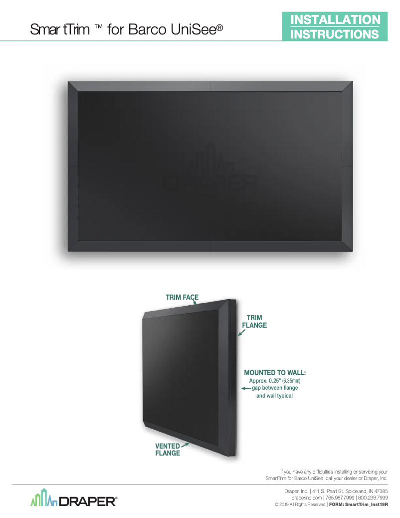 First page image of the manual for SmartTrim