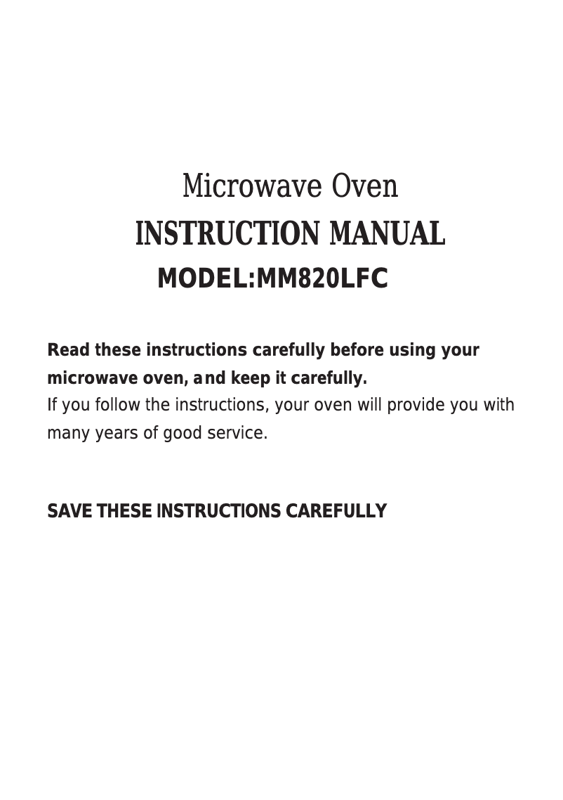 Page 1 of the manual User Manual Wilfa M800-20W