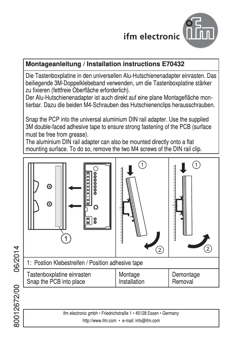 First page image of the manual for E70432