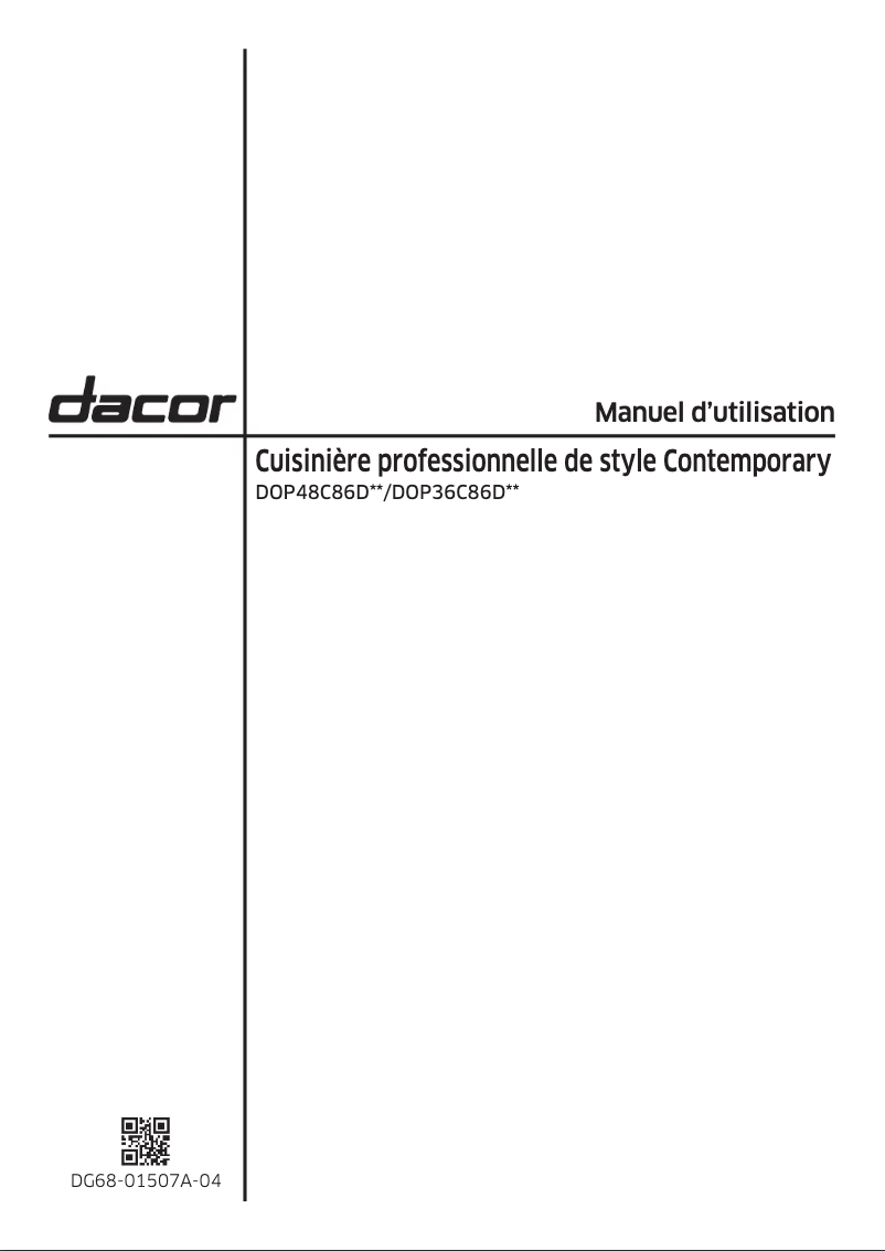 First page image of the manual for DOP36C86DLM
