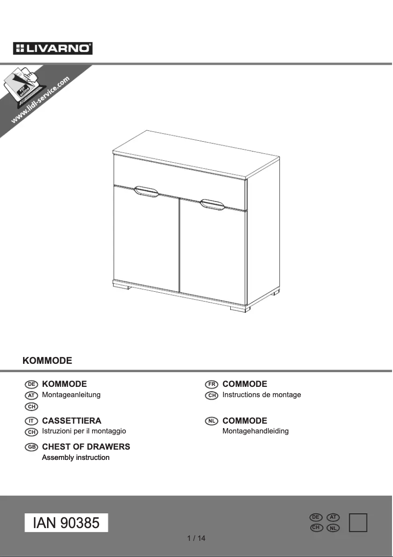 Page 1 of the manual User Manual Livarno Lux IAN 90385