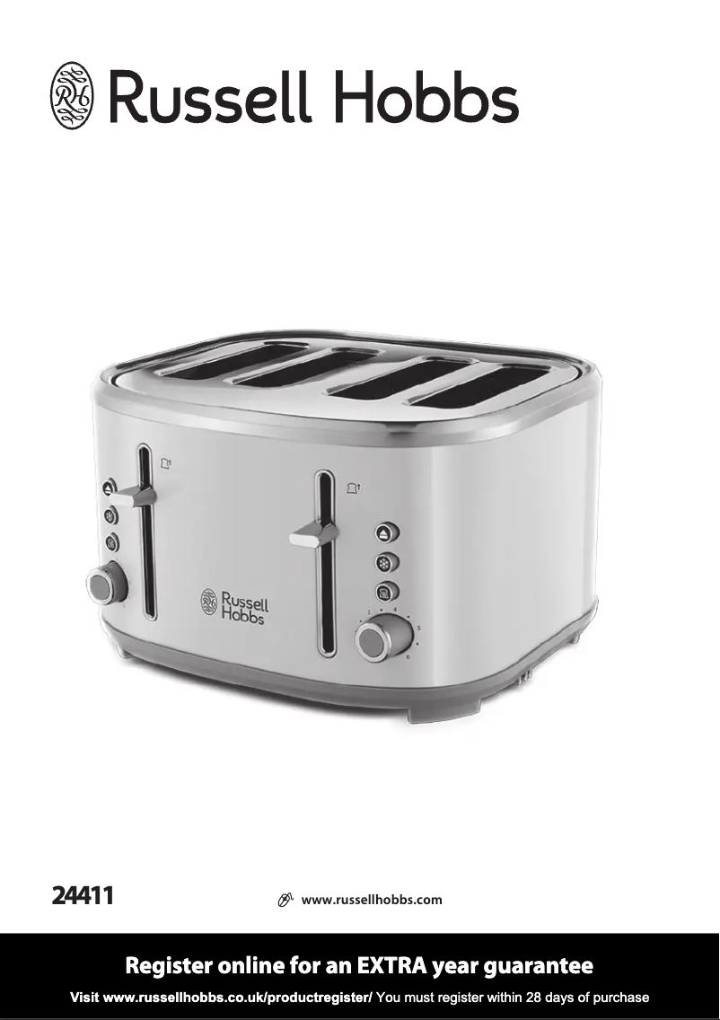 Page 1 of the manual User Manual Russell Hobbs Bubble 24411