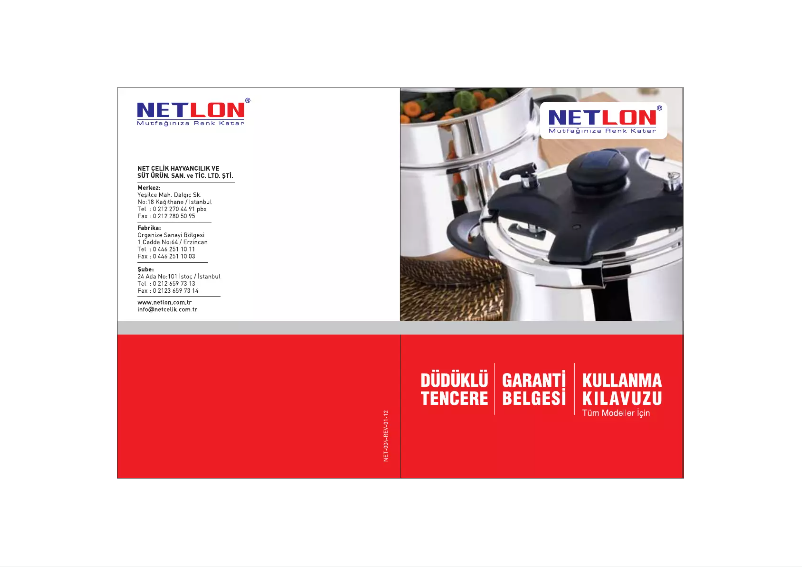 First page image of the manual for NET 320