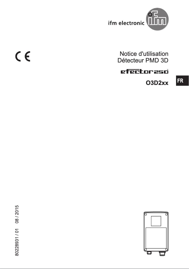 First page image of the manual for O3D201