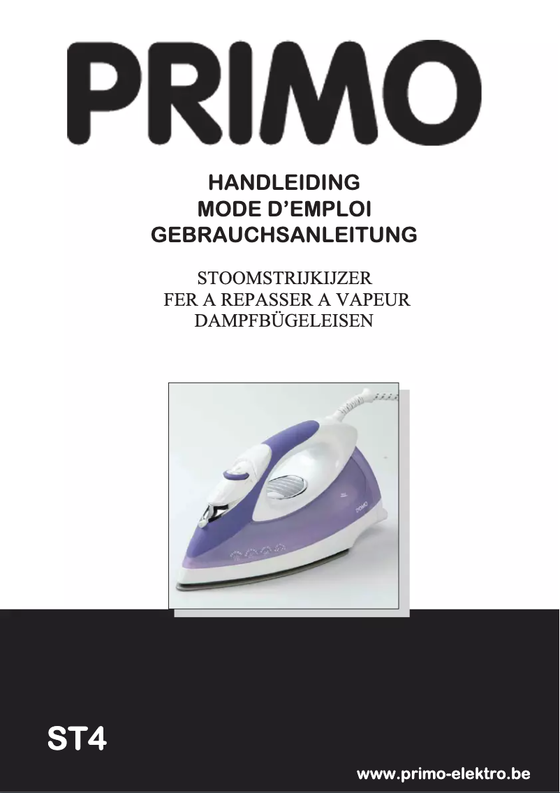 Page 1 of the manual User Manual Primo ST4