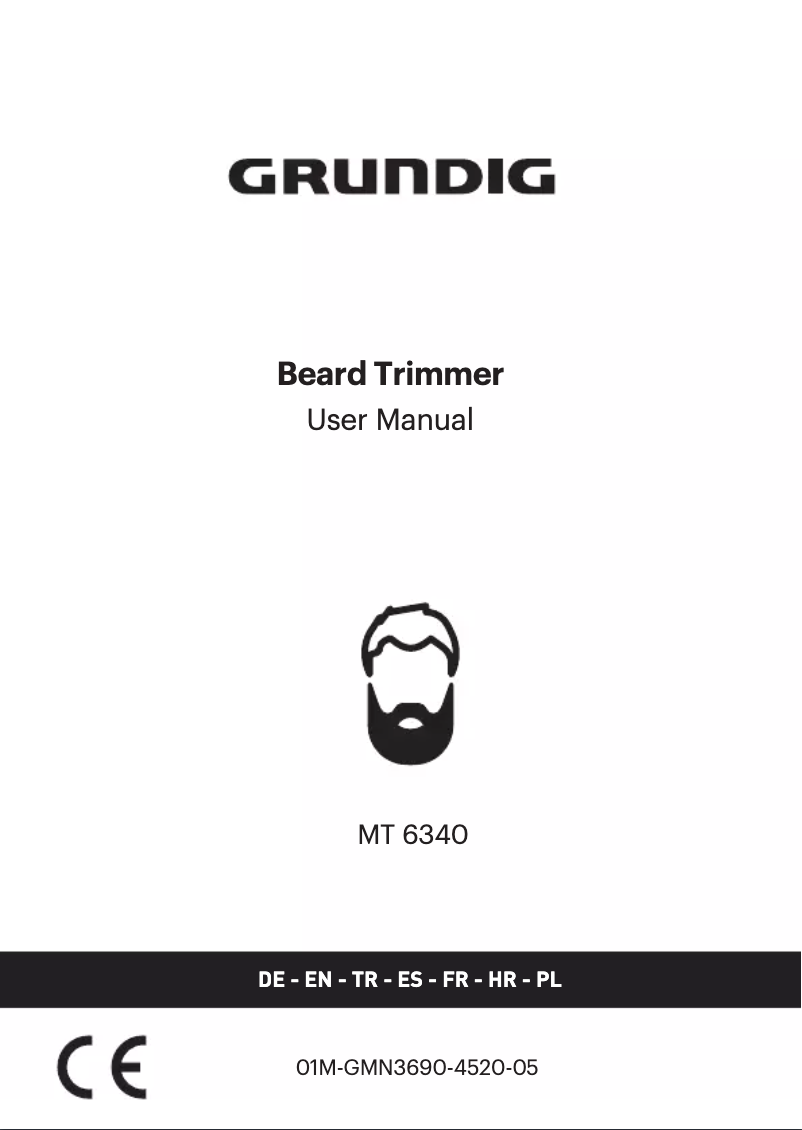 Page 1 of the manual User Manual Grundig MT 6340