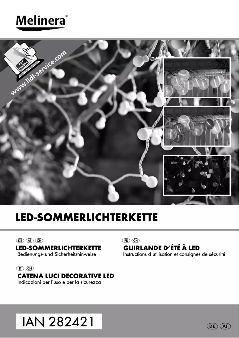 First page image of the manual for IAN 282421