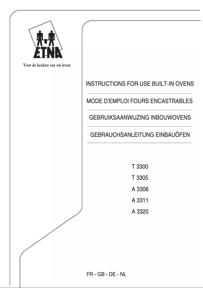 First page image of the manual for A 3311 FT