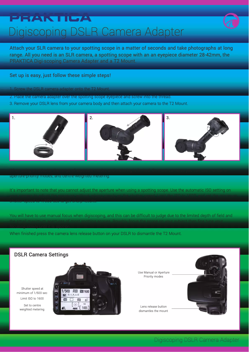 Page 1 of the manual User Manual Praktica ATCAT2SS