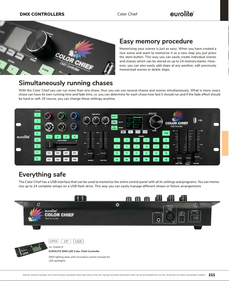 First page image of the manual for Color Chief