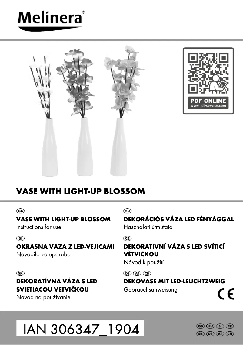 First page image of the manual for IAN 306347