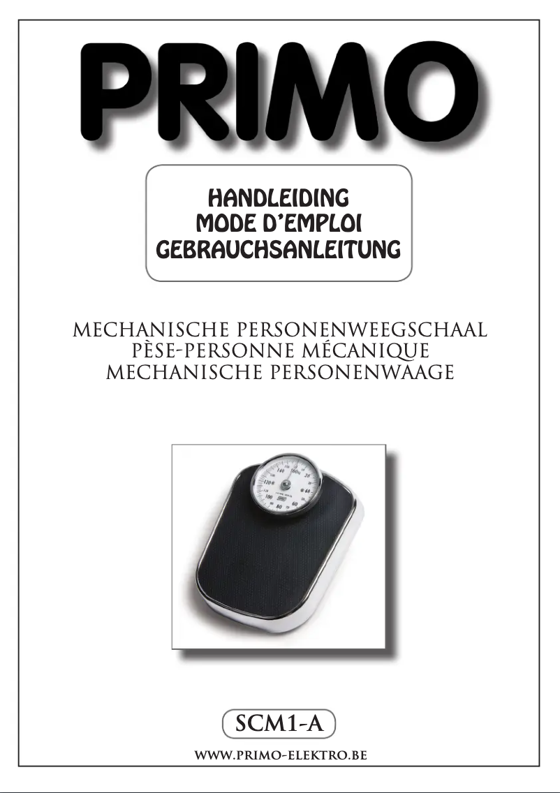 First page image of the manual for SCM1-A