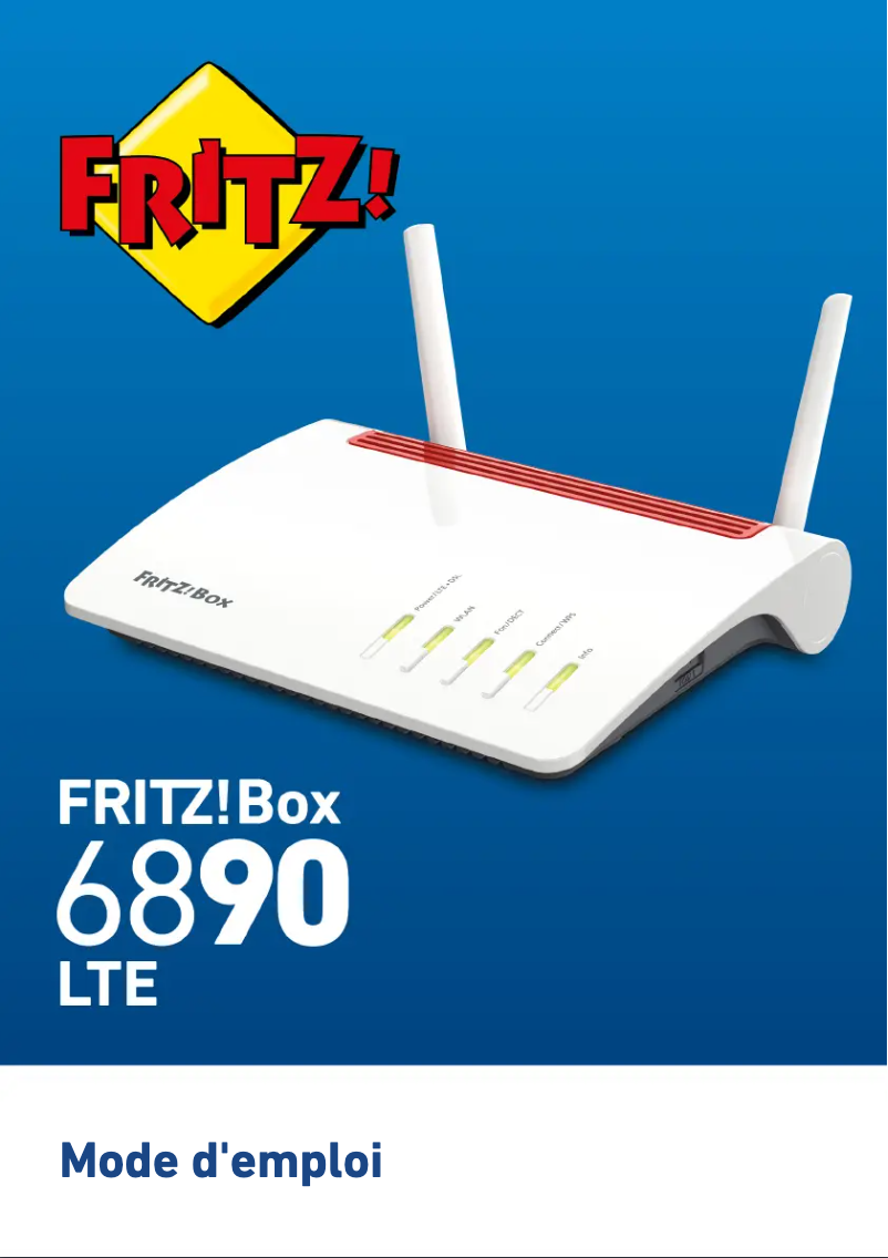 Image de la première page du manuel de l'appareil FRITZ!Box 6890 LTE