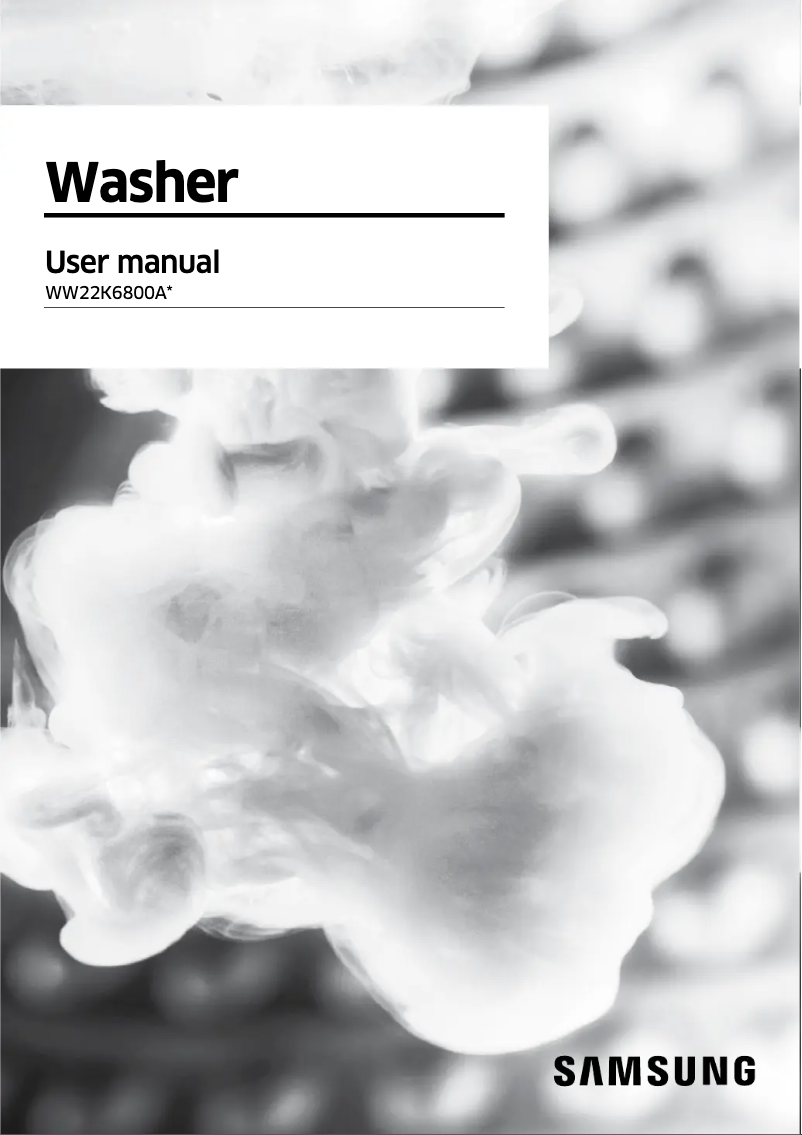 First page image of the manual for WW22K6800A