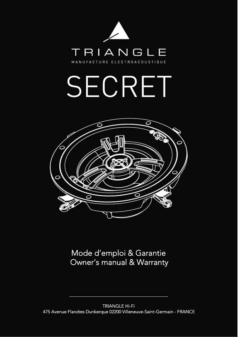 First page image of the manual for Secret ICT8