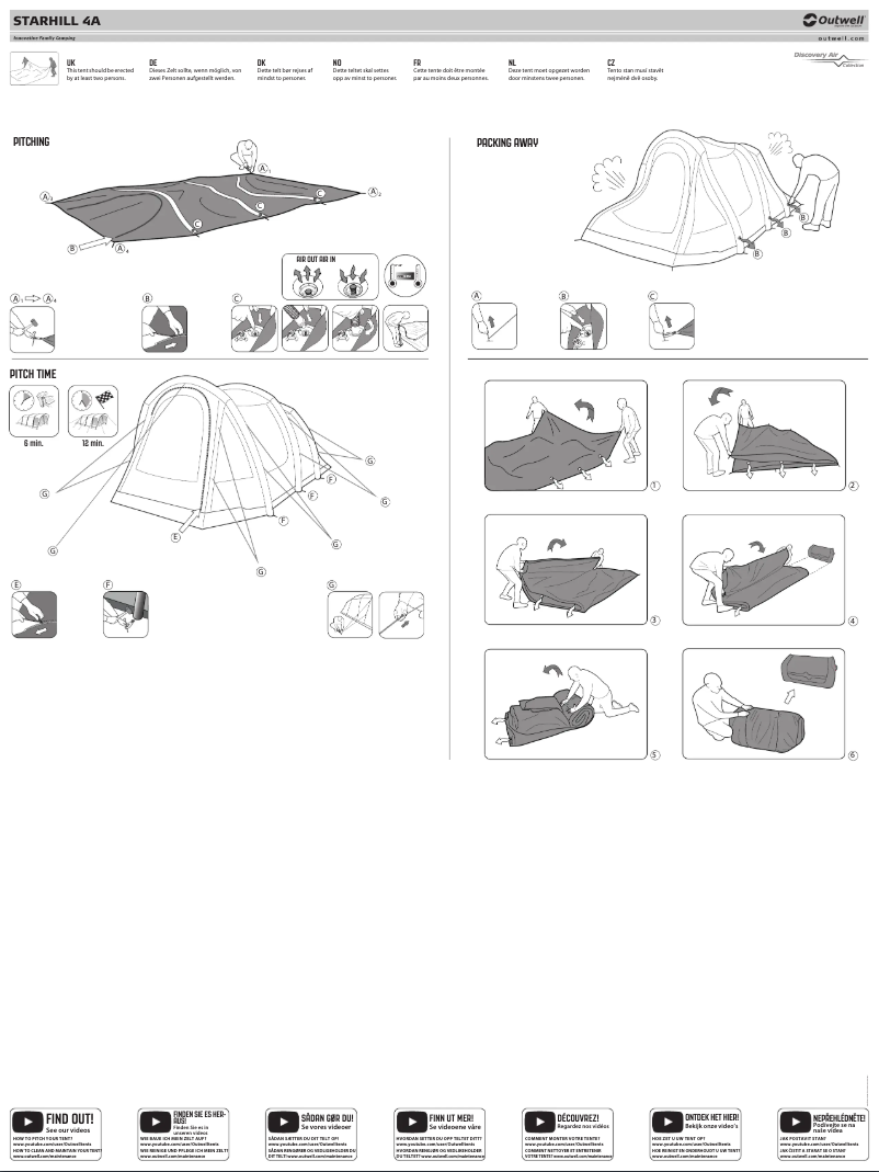 First page image of the manual for Starhill 4A