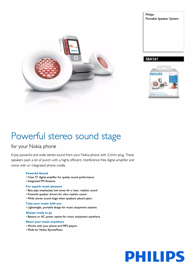 First page image of the manual for SBA161