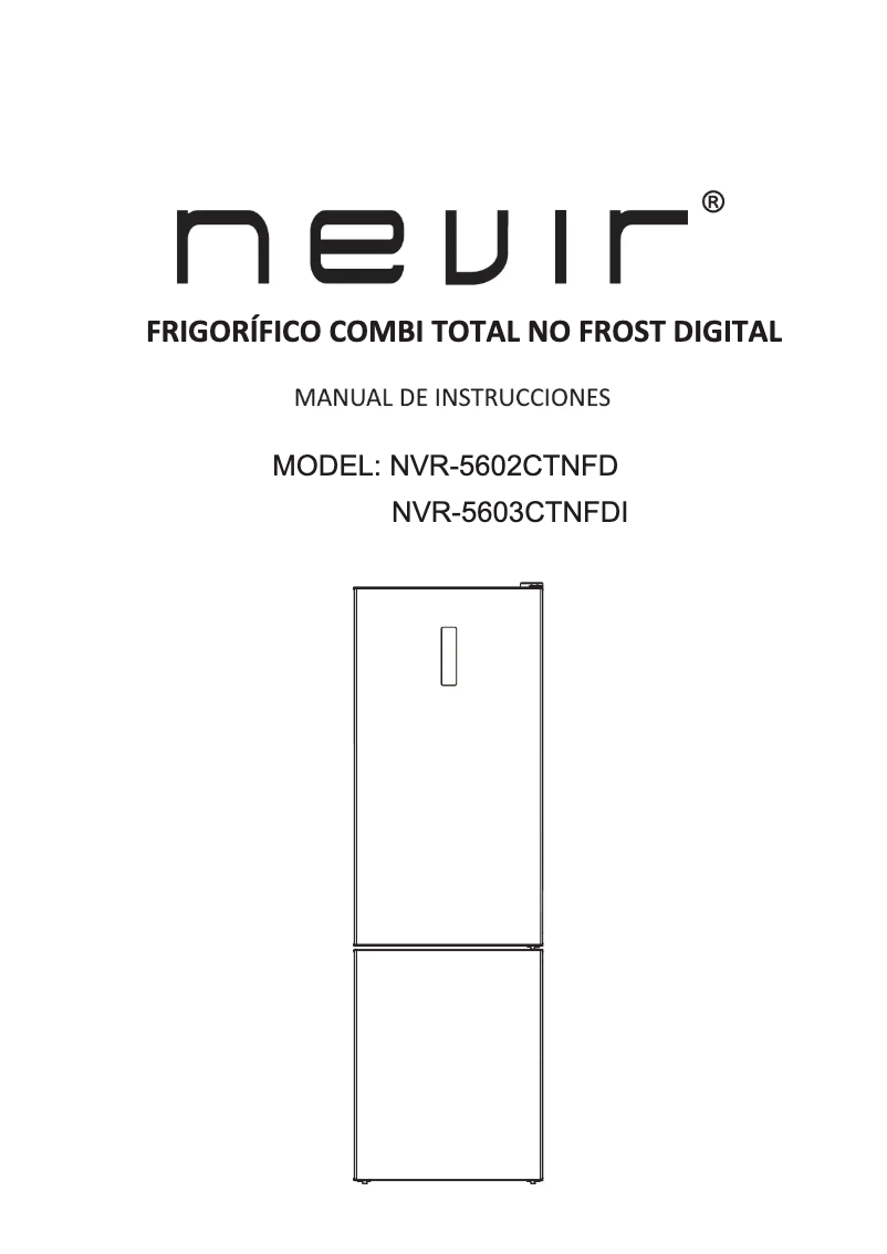 First page image of the manual for NVR-5603CTNFDI