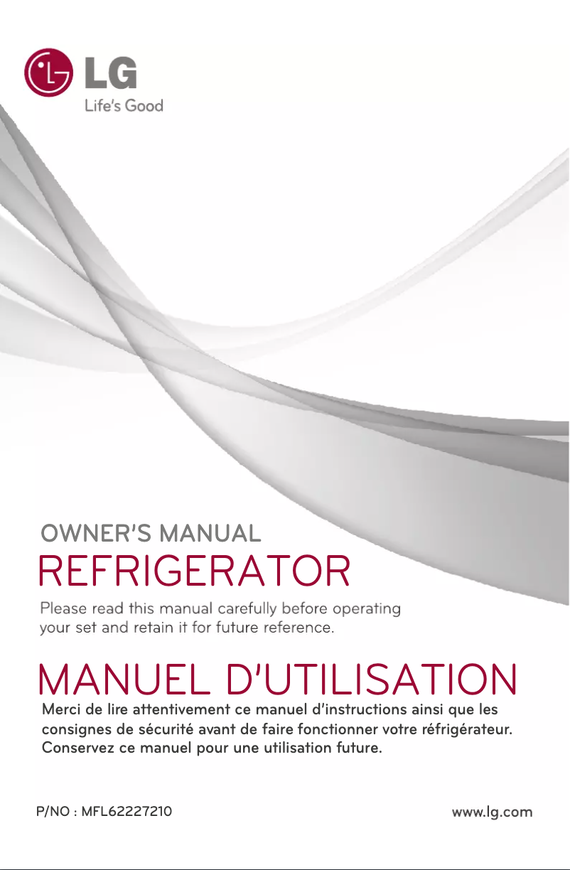 First page image of the manual for GL-B345RLML