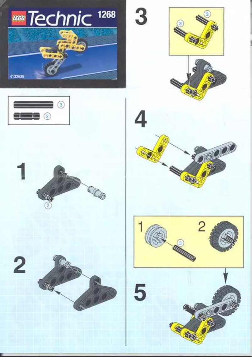 First page image of the manual for Technic 1268