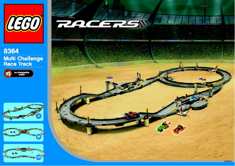 Page 1 of the manual User Manual Lego Racers 8364