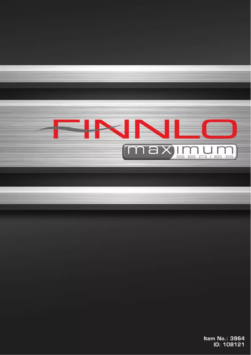 Page 1 of the manual User Manual Finnlo Maximum Multi-Gym M5