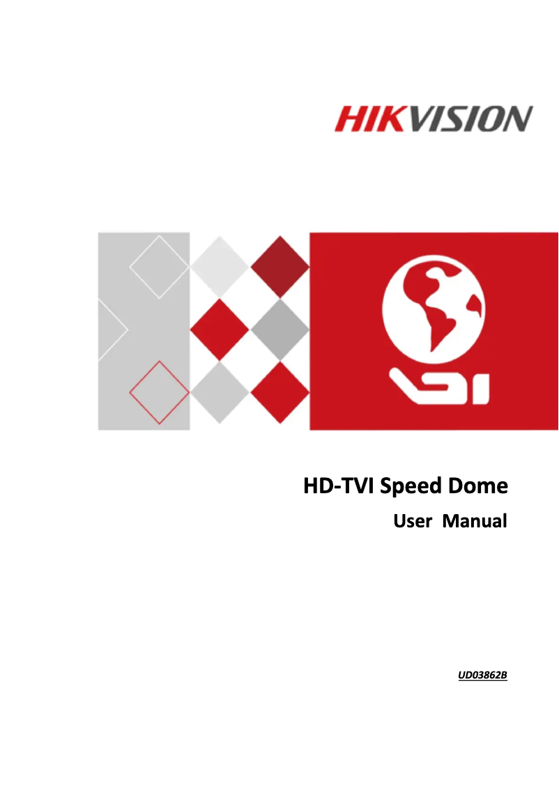 First page image of the manual for DS-2AE4215T-A