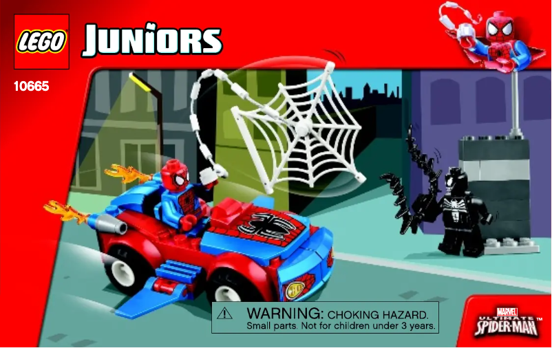 Page 1 of the manual User Manual Lego Spider-Man 10665