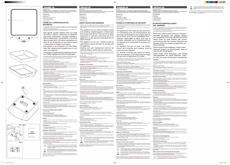 First page image of the manual for BC6260