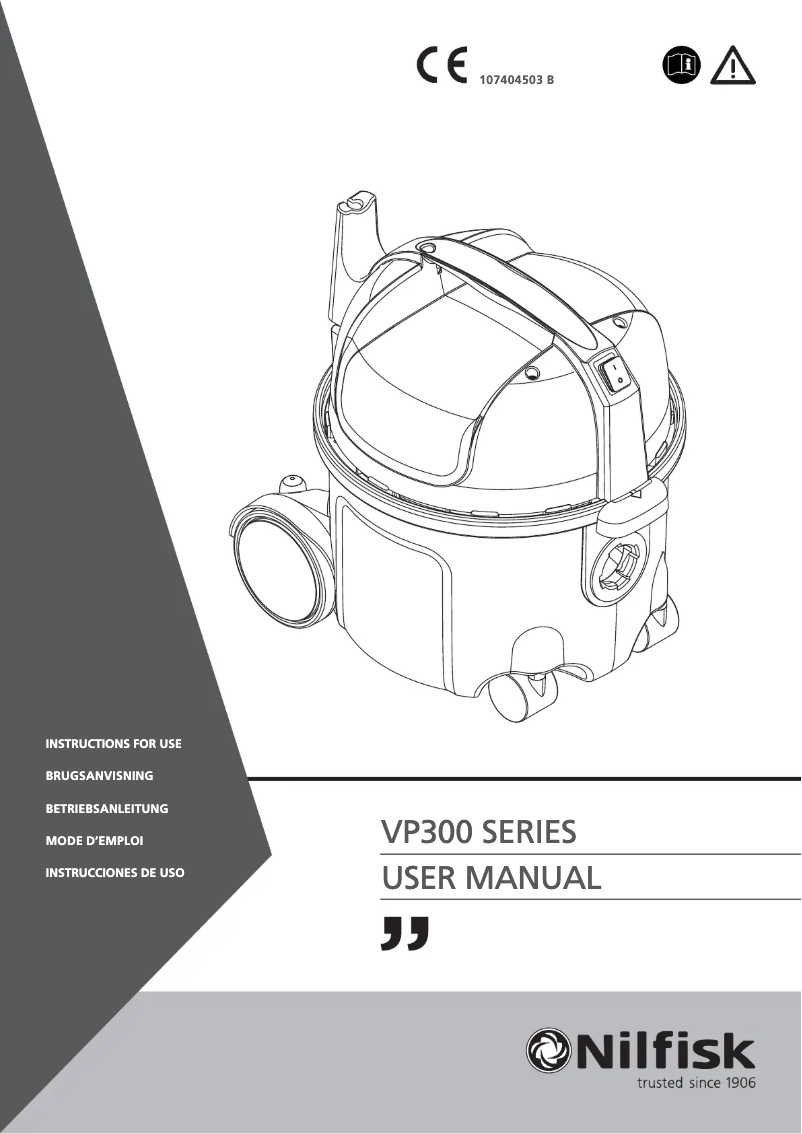 First page image of the manual for VP300 Eco