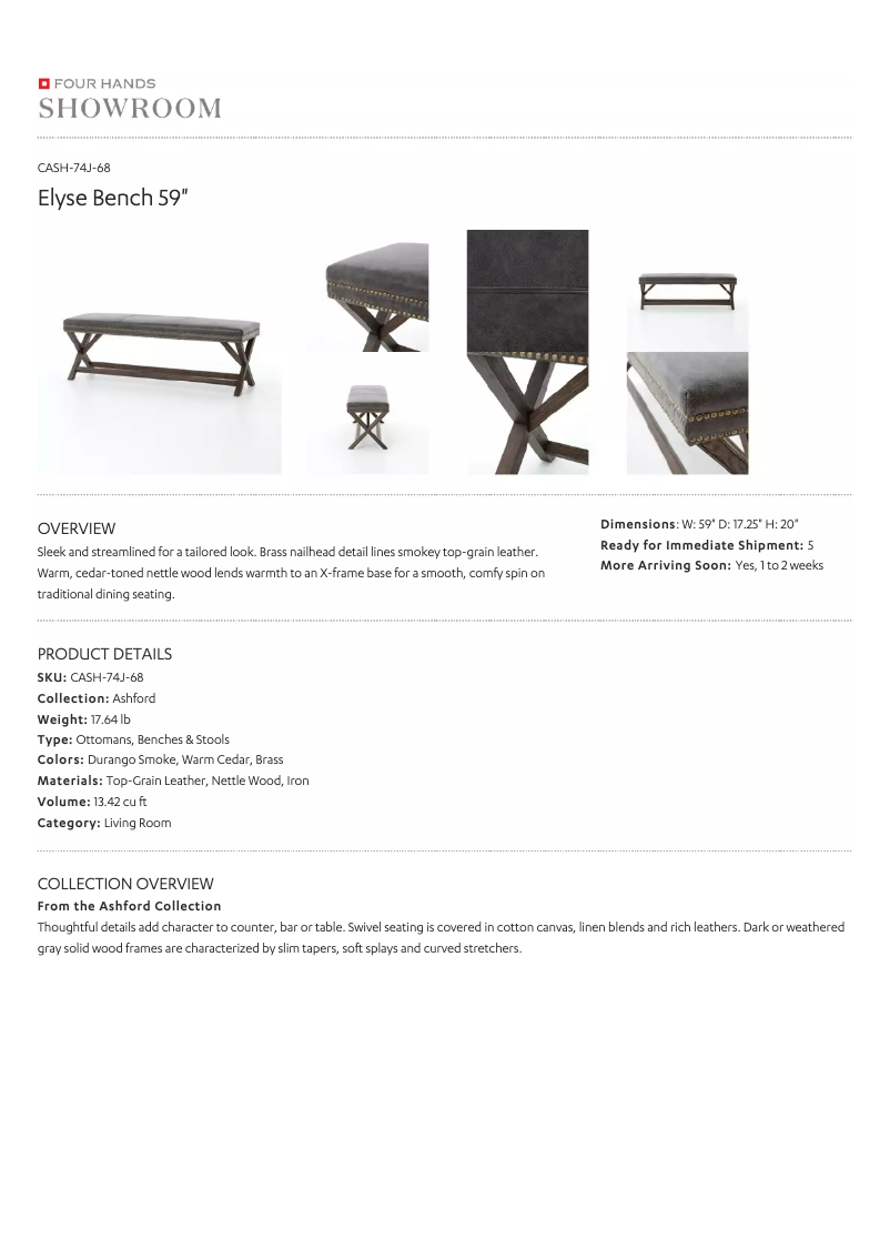 First page image of the manual for CASH-74J-68