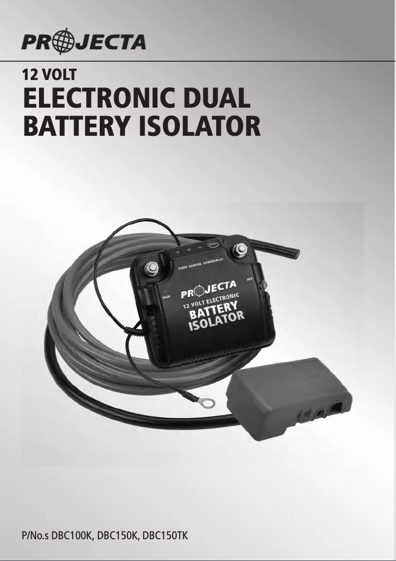 Image de la première page du manuel de l'appareil DBC150