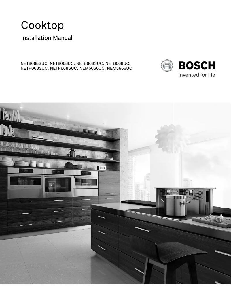 Page 1 of the manual Installation Guide Bosch NET8068SUC