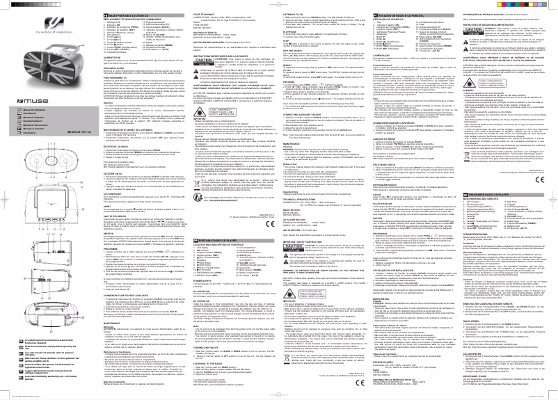 First page image of the manual for MD-205UK